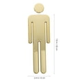 thumbnail image 2 of 1 Pair Restroom Identification Signs Men Women Bathroom Signs Bathroom Identification Signs, 2 of 8