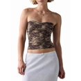 thumbnail image 2 of Womens Tube Tops Strapless Bandeau Tops Slim Fit Summer Going Out Tank Tops Snake Pattern XS, 2 of 8