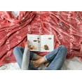 thumbnail image 2 of Chanasya Yoga Happiness Blissfulness Message Based Gift Throw Blanket - Super Soft Cozy Comfort Tranquility Personnel Loving Caring Positivity Gift Blanket for Women Best Friend Birthday - Rosetan, 2 of 3