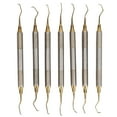 thumbnail image 2 of Teeth Plaque Remover, Special Head Shape 7 Pieces  Cleaning Pick Kit Metal Material  For Tooth Stain Food Residue Removal, 2 of 8