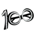 thumbnail image 2 of 100th Birthday Glasses - 6 Pairs Black 100 Years Old Glasses with Rhinestones Frame, Funny Plastic Costume Photobooth Props for 100th Anniversary Party Decorations, 2 of 5