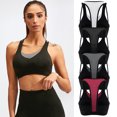 thumbnail image 2 of Moda Fitness Mujeres Yoga Bras Tank Top Entrenamiento Chaleco Backless, 2 of 8