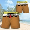 thumbnail image 5 of Costume Cosplay Pattern 3D Spongebob Custom Beach Short, 5 of 7