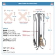 thumbnail image 4 of Minuteman International Ensemble d'Outils de Cheminée 5 Pcs, Graphite, 4 of 6