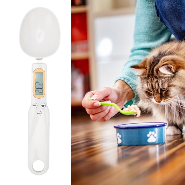 Digital Spoon Scale, High Accuracy Pet Food Measuring Scoop Multifunction For Pills For Flour For Kitchen
