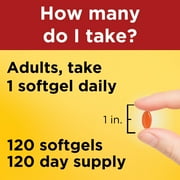 Nature Made CoQ10 100mg Softgels, Dietary Supplement for Heart Health Support, 120 Count