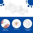 thumbnail image 3 of Uxcell 75Pcs Magnetic Zip Tie Mount with Cable Zip Ties and Tapping Screw,White, 3 of 6