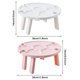 thumbnail image 2 of Mesa de comedor plegable Barbacoa al aire libre Mochilero Camping Escritorio de vino portátil con portavasos Bandeja de refrigerios Suministros para el hogar Blanco Inevent HA011716-01, 2 of 7