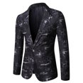 thumbnail image 1 of Men's Autumn And Winter Fashion Personality Solid Color Casual Suit Jacket, 1 of 2