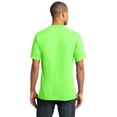 thumbnail image 2 of Port & Company Men's 54 oz V Neck T Shirt L Neon Green, 2 of 2