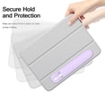 thumbnail image 4 of Soporte de lápiz capacitivo universal MoKo de silicona para Apple Pencil, color morado, 4 of 8