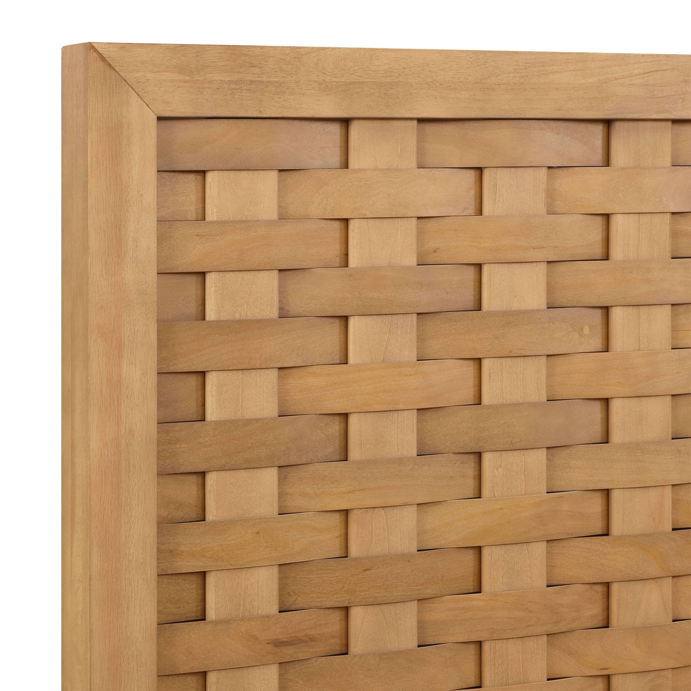 Better Homes & Gardens Bristol Queen Woven Bed, Natural Oak finish, by Dave & Jenny Marrs