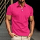 thumbnail image 2 of Playeras De Algodon Para Hombre, Camiseta Juvenil De Lino De Color Liso, Ropa Holgada, Cuello En V, Camisa De Manga Larga Para Hombre, 2 of 5