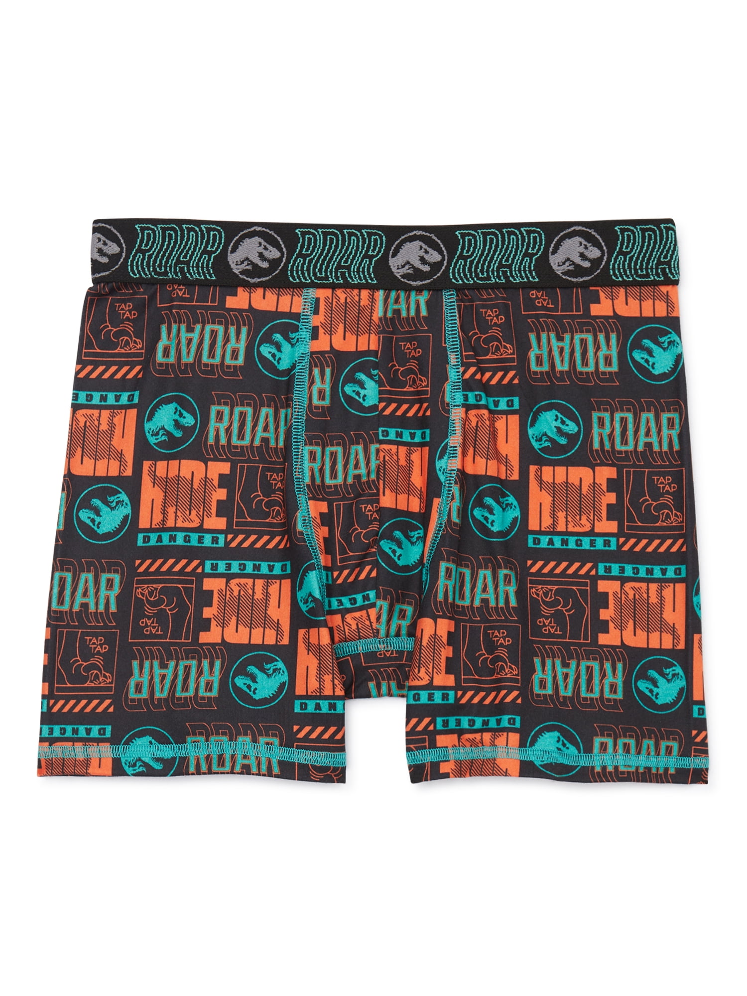Jurassic World Boys Allover Print Boxer Briefs, 4-Pack, Sizes XS-XL
