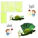 thumbnail image 5 of Pegatinas de pared Papel de pared de estrella de avión luminoso PVC Calcomanías de techo educativas para dormitorio Jumpingount HA003289-00, 5 of 6