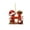 H, variant on 2D Acrylic Alphabet Christmas Ornament, Flat Letter Pendant for Christmas Tree Decoration, Holiday Home Decor Hanging Ornament, Cute Alphabet Design for Festive Decor