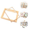 thumbnail image 3 of CIMAXIC Wooden Photo Frame 1Pc Photo Frame Useful Artwork Display Frame Pressed Flower Display Frame,7.87"X5.91"X1.22", 3 of 4