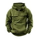 thumbnail image 1 of Blusa con capucha de manga larga para hombre, sudadera con cremallera de un cuarto, sudadera con capucha, sudadera con capucha para entrenamiento, gimnasio, deportes, correr, exteriores, chaquetas de, 1 of 5