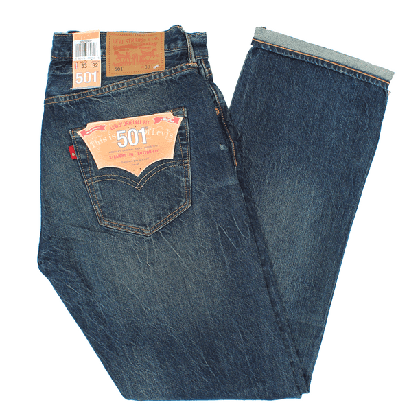 501 Original Fit Selvedge Denim Jeans Zeppelin #2402 