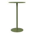 thumbnail image 3 of WestinTrends Playa 41.25" Adjustable Metal Round Bar Height Table, Olive Green, 3 of 12