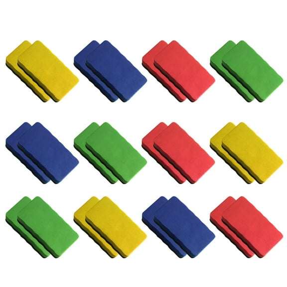 Cleaning Mark from Chalkboard, Tyeign Chalk Sidewalk Whiteboard Blackboard Chalk Eraser Supplies Eraser Office Office Stationery Chalkboard Cleaner for Chalk Markers Dry Erasers for Whiteboard