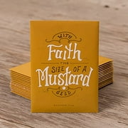 Bentley Seeds with Faith Pre Filled Giant Curled India Seed Packets - 25 Individual Mustard Seed Packs - Ideal for Party Favors - Non-GMO - Eco-Friendly Spring to Fall Gift - Outdoor Garden Seeds