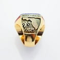 thumbnail image 4 of Florida Hockey 2025 Championship Ring with Box – #16 Gold Bling Stanley Cup Florida Fan Collectible – Size 11, 4 of 8