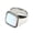 Silver Plated white, variant on Women Stainless Steel Square Ring Abalone Shell Ring Mother of Pearl Inlay Wedding Band Silver Plated white Size 12