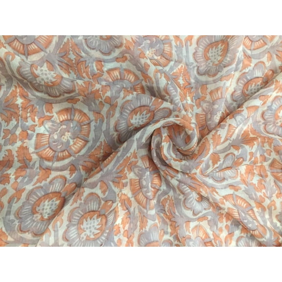 silk chiffon printed 44quot; wide