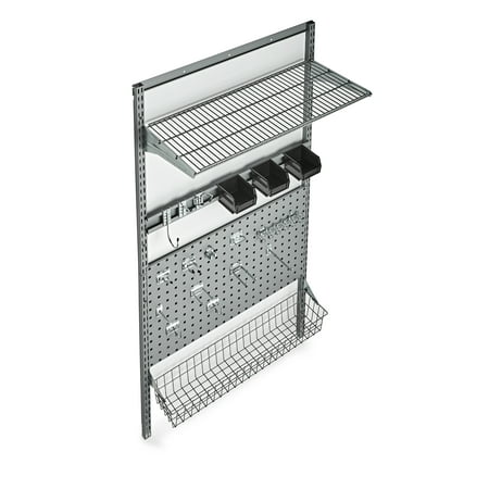 Triton Products® Heavy Duty Wall Shelving, Steel, 375 lb Capacity