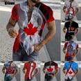 thumbnail image 2 of Nueva camisa hawaiana con estampado completo "I Love Canada" de verano para hombre, camisa informal de manga corta con botones para hombre, camisa de playa de talla grande, 2 of 5