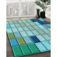 thumbnail image 2 of Ahgly Company Indoor Rectangle Patterned Deep-Sea Green Area Rugs, 2' x 3', 2 of 6