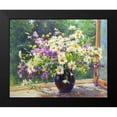 thumbnail image 2 of Smirnov, Igor 24x20 Black Modern Framed Museum Art Print Titled - Wildflowers on the Window, 2 of 5
