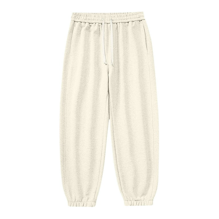 safuny Men's Fashion Solid Color Lounge Pants Casual Jogger Pants