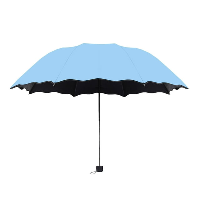 Qaailabf Parapluie de Protection Solaire Pliable en Eau Ensoleillée Pluie