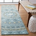 thumbnail image 3 of SAFAVIEH Blossom Mendoza Damask Area Rug, Charcoal/Yellow, 8' x 10', 3 of 7