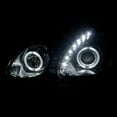 thumbnail image 5 of Spec-D Tuning LED Halo Chrome Projector Headlights Compatible with 1998-2005 Lexus GS300, 1998-2000 Lexus GS400, 2001-2005 Lexus GS430, Left + Right Pair Headlamps Assembly, 5 of 7