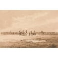 thumbnail image 2 of James Pattison Cockburn 18x13 Black Ornate Wood Framed Double Matted Museum Art Print Titled - Dismounted Cavalry, 2 of 5