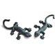 thumbnail image 4 of Metal Wall Mount Hook Leash Holder Coat Hat Hanger Cast Iron Garden Hook with Screws (Gecko (1 Piece)), 4 of 5
