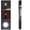 Black, variant on NFTIGB LED Pen Flashlight USB Rechargeable Medical Penlight 3 Light Sources White Warm Red Clip Design Portable for Hospital Repair Camping Everyday Use Black Color Built-in Battery