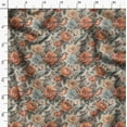 thumbnail image 6 of Soimoi Japan Crepe Satin Orange Fabric By the Yard - 54 Inch Wide - Rose Floral Pattern Textile - Romantic and Delicate Designs for Stylish Projects Printed Fabric, 6 of 6