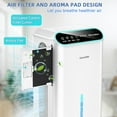 thumbnail image 2 of Dehumidifier for Home  to 800 Sq.ft with 86oz , Essential Oil Diffuser, LED Light, Timer, Auto Shut-off for Bedroom Basement Bathroom Closet RV, 2 of 8