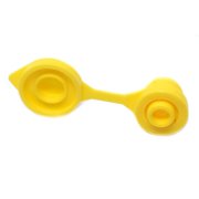 Gas Can Vent Caps 10 Pack, Yellow Replacement Vent for Plastic Fuel Cans