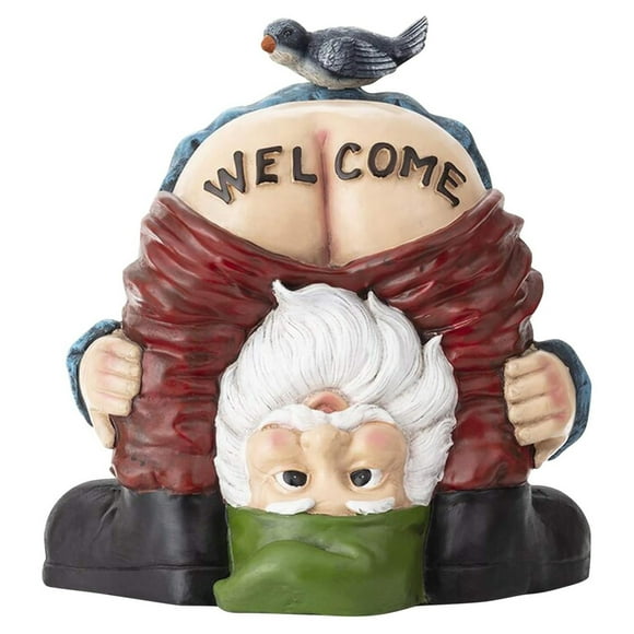 Hand-Crafted Details, Garden Statue With Life-Like Details, Unique Yard Decoration, Non-Toxic Waterproof Resin, Environmentally Friendly, For Indoor Outdoor Use, Size: Compact