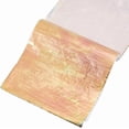 thumbnail image 1 of 50 hojas de pan de oro de 5,5 × 5,3 pulgadas, hojas de papel de aluminio de imitación de oro, hojas de aluminio para manualidades doradas, 1 of 9
