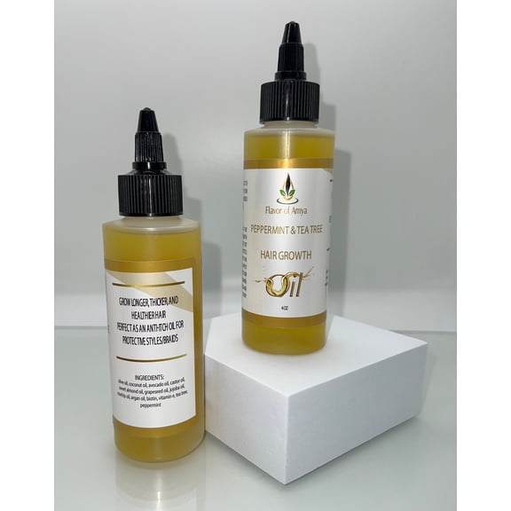 Peppermint & Tea Tree Hair Growth Oil