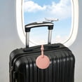 thumbnail image 4 of Nnndbs Leather Luggage Tags for Suitcase, 2 Pack Personalized Baggage Tag with Privacy Cover, PU Leather ID Case with Steel Wire Loop for Travel, Backpack, Carry-on Bags, 4 of 5