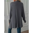 thumbnail image 5 of BadPiggies Women's Draped Open Front Cardigan Casual Long Sleeve Lightweight Cardigans Sweaters Duster S-XXL, 5 of 6