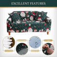 thumbnail image 5 of ZHAOCHENG Funda de sofá navideña verde, protectora de muebles para niños y mascotas, funda estampada de Papá Noel de 3 plazas, 5 of 5