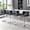 Black-Silver, variant on Sweiko Swivel PU Leather Bar Stools, 2pcs Adjustable Bar Chairs, Modern Upholstered Kitchen Counter Height Barstools, Silver Metal Leg Bar Stools with Backres, Black
